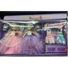 Большой набор кукол с гардеробом / Yan dool toys
